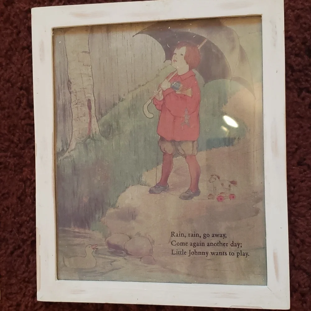 Restoration Hardware 'Mother Goose Nursery Rhyme' Wall Art Set (6)